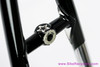 1999 Della Santa Corsa Speciale Frameset: 54cm x 55cm - 130mm Spacing - Deda Zero - Black + Chrome (Near Mint, Crown Race Issue)