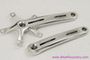 FSA VERO RPM Double Road Crank Arms: 175mm x 130mm - CK-400 - Square Taper - Silver (Near Mint+)