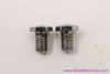 NOS Zeus Toe Clip / Cable Cinch Bolts: Chrome Hex Head - 9mm Shaft (Pair)