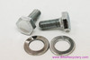 NOS Campagnolo Nuovo Record CHROME Crank Bolts: RARE Version! #748/749 (Take Off)