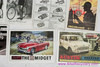 Vintage Bicycle & Car Postcard LOT: Path Racer - Stayer - Falcon - Hercules - Triumph - Frank Bartell - Kingston Classic - Montrose Bike Shop - Mini Countryman - Midget...