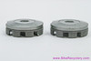 NOS Shimano Crank Dust Caps: Push In - Grey Plastic (Sold in Pairs)