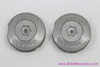 NOS Shimano Crank Dust Caps: Push In - Grey Plastic (Sold in Pairs)