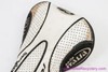 Selle Italia Flite Titanium Genuine Gel:  White Perforated Leather + Kevlar - 2001