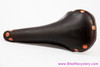 Brooks B17 Champion Sprinter Saddle: Titanium - Limited Edition - Antique Brown - 380g (Near Mint)