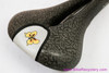 Vintage Terry Butterfly Titanium Saddle: Leopard Print Leather - Cutout (Near Mint+ Low Miles)