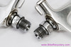 Campagnolo C-Record 305/501 Aero Pedals: LG Toe Clips - 1st Gen (EXC+ Perfect Bearings)