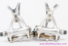 Campagnolo Victory/Chorus Aero Pedals: #405/000 - Toe Clips (M/L) & Straps (EXC)