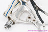 Campagnolo Victory/Chorus Aero Pedals: #405/000 - Toe Clips (M/L) & Straps (EXC)