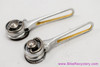 Campagnolo Nuovo Record Downtube Shifters: Milled + Yellow Fill - #1013 Braze