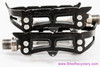 Campagnolo Super Record Titanium Strada Pedals: #4021 - Black Cages (Near Mint)