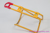 Blackburn Tubular Bottle Cage: Vintage 1970s / 1980's - TA REF 215 Style - Alloy - 35g - Yellow/Red
