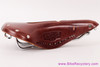 Brooks B17 Narrow Carved / Imperial Leather Saddle: Laced - Brown (New w/Shop Wear)