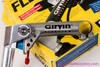 NIB/NOS Girvin Flexstem Suspension Quill Stem: 1 1/8" x 150mm x 25.4mm - Metallic Grey (Firm Elastomer, Blue)