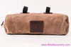 Velo Orange Baguette (Burrito) Mini Handlebar / Saddle Bag: Brown Canvas/Leather (Mint, New?)