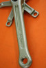 NOS 1st Gen Dura Ace GA-200 Fuji Crank Arms: Powdercoated Green 170mm 130 BCD