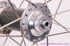 Velocity Aerohead / ZIPP 295/104 Carbon Wheelset: 28/32H - 8sp - Vintage 1990's Road - Carbon Hubs