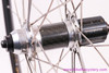 Velocity Aerohead / ZIPP 295/104 Carbon Wheelset: 28/32H - 8sp - Vintage 1990's Road - Carbon Hubs