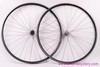 Velocity Aerohead / ZIPP 295/104 Carbon Wheelset: 28/32H - 8sp - Vintage 1990's Road - Carbon Hubs