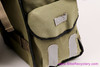Roswheel Pannier Set: 50 Liter - Green - Canvas