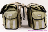 Roswheel Pannier Set: 50 Liter - Green - Canvas