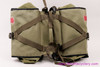 Roswheel Pannier Set: 50 Liter - Green - Canvas