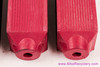 Reproduction Torrington #10(?) Pedal Blocks: 4" - Red - Set of 4 (NEW)