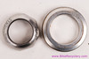 Stronglight Delta 1" Threaded Headset: FRENCH - Aero - Silver (Near Mint++)