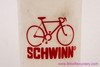 Vintage Schwinn Water Bottle: White/Red - 1970s 1980s - Unique Double Cap System