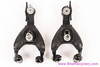 Weinmann Delta Pro Brakeset: NOS Pads - Vintage 1980's - Black - Semi Automatic Adjusters - Rubber Covers -Complete