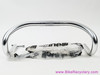 NIB/NOS Cinelli 65-40 Criterium Track / Pista Drop Handlebars: No Groove! 40cm x 26.4mm - Silver Anodized
