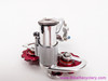 NIB/NOS Campagnolo Nuovo/Super Record Rear Derailleur: Ti Bolts - Bullseye Pulleys Red - Pat 1984