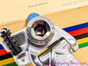NIB/NOS Campagnolo Nuovo/Super Record Rear Derailleur: Ti Bolts - Bullseye Pulleys Red - Pat 1984