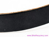 1990's Vintage Gibson x Levy's Leather Guitar Strap: Western Floral Metal Buckles - 2" Shoulder Pad - Black (EXC+ Amazing Patina)