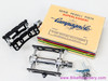 NIB/NOS Campagnolo Record Superleggeri #1038/A Pista Track Pedals: Black - Toe Clip Bolts