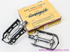 Campagnolo Record SL Superleggeri Strada Pedals: 1037/a -Black Cages (<50 Miles)
