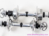 NIB/NOS Campagnolo Nuovo Record Strada Low Flange Hubset: 32H x 126mm - Curved Blade QR - Front/Rear - BSA - #1034