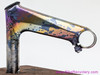 Cinelli Grammo Art Titanium Quill Stem: 125mm x 26.4mm - Lisa Frank Rainbow Animal Print Ano - Top Cap (EXC)