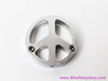 Ringle Mojo Peace Sign Cantilever Brake Cable Carrier: Silver Ano - Vintage 1990's (Near Mint)