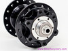Hadley Disc Front Hub: 32H - 6 Bolt - Vintage 1990's - Black Ano (Near Mint)