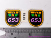 Original Reynolds 653 Tubing Fork Decals Set: Ref RF75