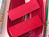 NOS/NIB 1980's Ambrosio Bike Ribbon PERFORATED Professional Bar Tape: Dark Red - Faux Leather