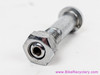 Quill Stem Bar Clamp Bolt + Nut: Drilled/Hollow! Chrome - 7.85mm x 38mm - Vintage 1940's 1950's 1960's