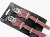 Velo Orange  Grand Cru Toe Straps: Laminated Honey Leather - Stainless Steel - Buckle Pads (NEW)