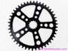 White Industries ENO / Square Taper Road TSR 46t Chainring: Black (EXC)