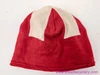 Vintage Kama Wool Beanie: Made in Czech Republic - Red / White - 1990's? (Near Mint)