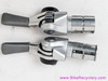 Shimano Dura Ace SL-BS77 9 Speed Bar End Shifters: 2/3 x 9s (Near Mint+)