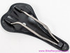 NOS Selle Italia SLR Team Titanium Saddle: 135 grams - Black (Take-Off)