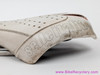 Selle Italia Max Flite Gel Flow Saddle: Vanox - White Leather - 7x9mm (Dirty But Great Shape)