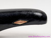1980's San Marco Rolls Saddle: Black Buffalo Leather - Copper Rails & Badges - Vintage (Near Mint)